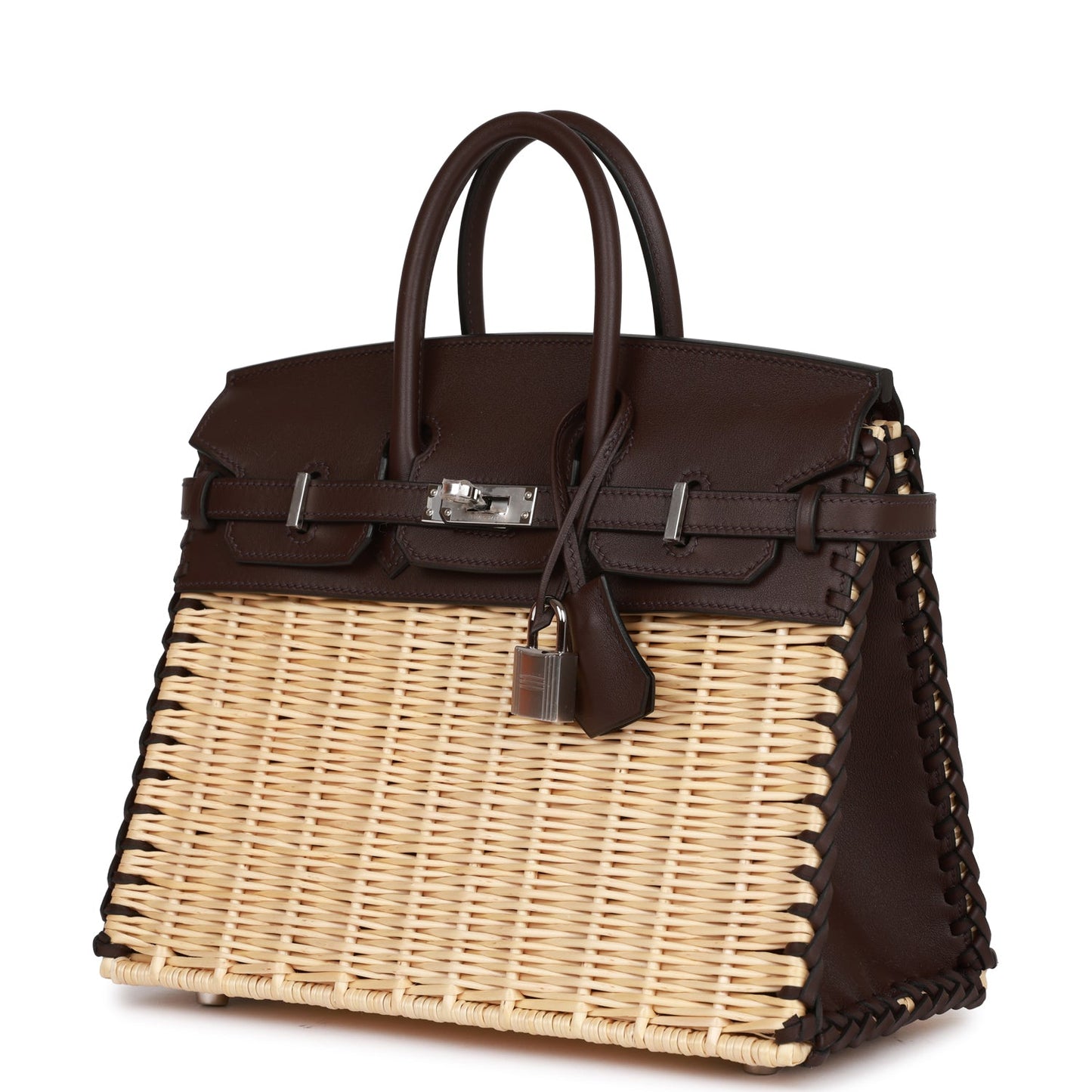 Hermes Picnic Sellier Birkin 25 Rouge Sellier Swift Palladium Hardware