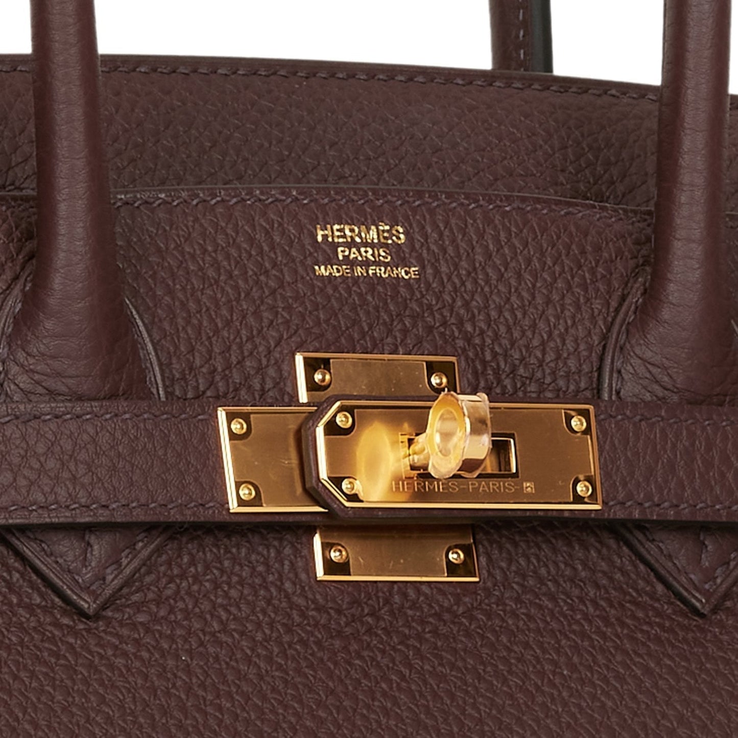 Hermes Birkin 30 Rouge Sellier Togo Gold Hardware