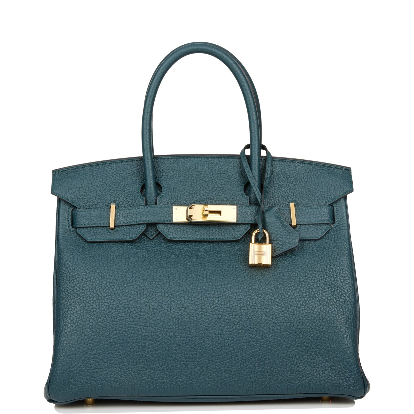 Hermes Birkin 30 Vert Cypress Togo Gold Hardware