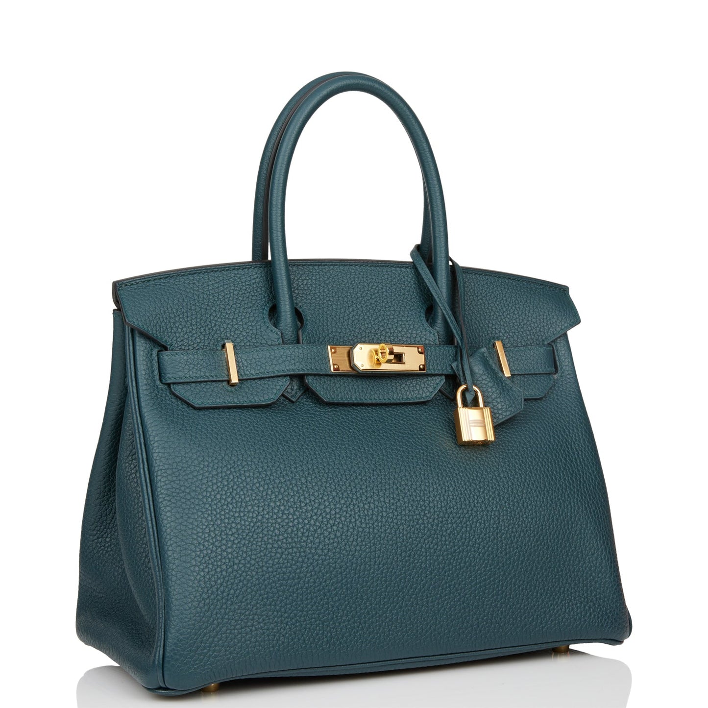 Hermes Birkin 30 Vert Cypress Togo Gold Hardware