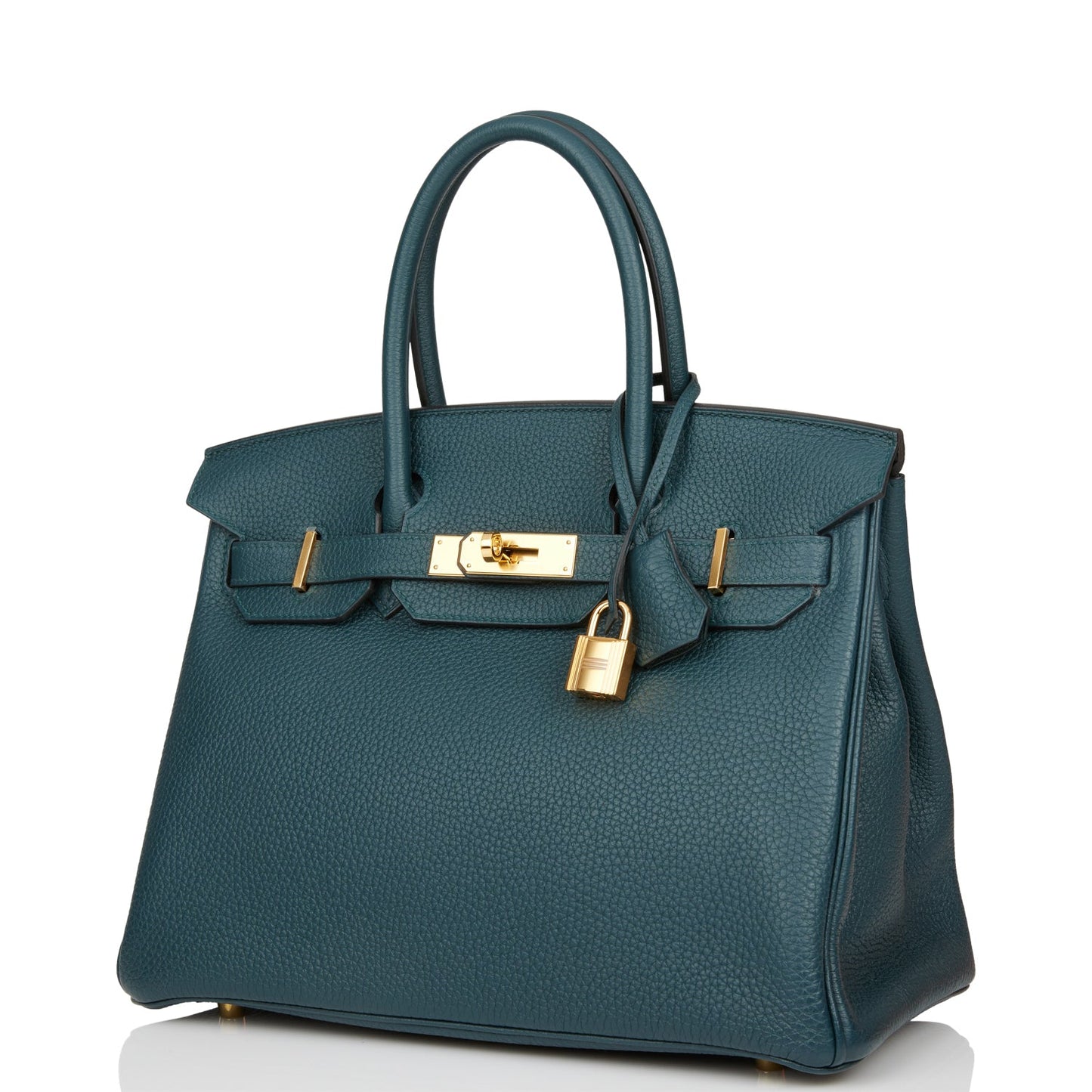 Hermes Birkin 30 Vert Cypress Togo Gold Hardware