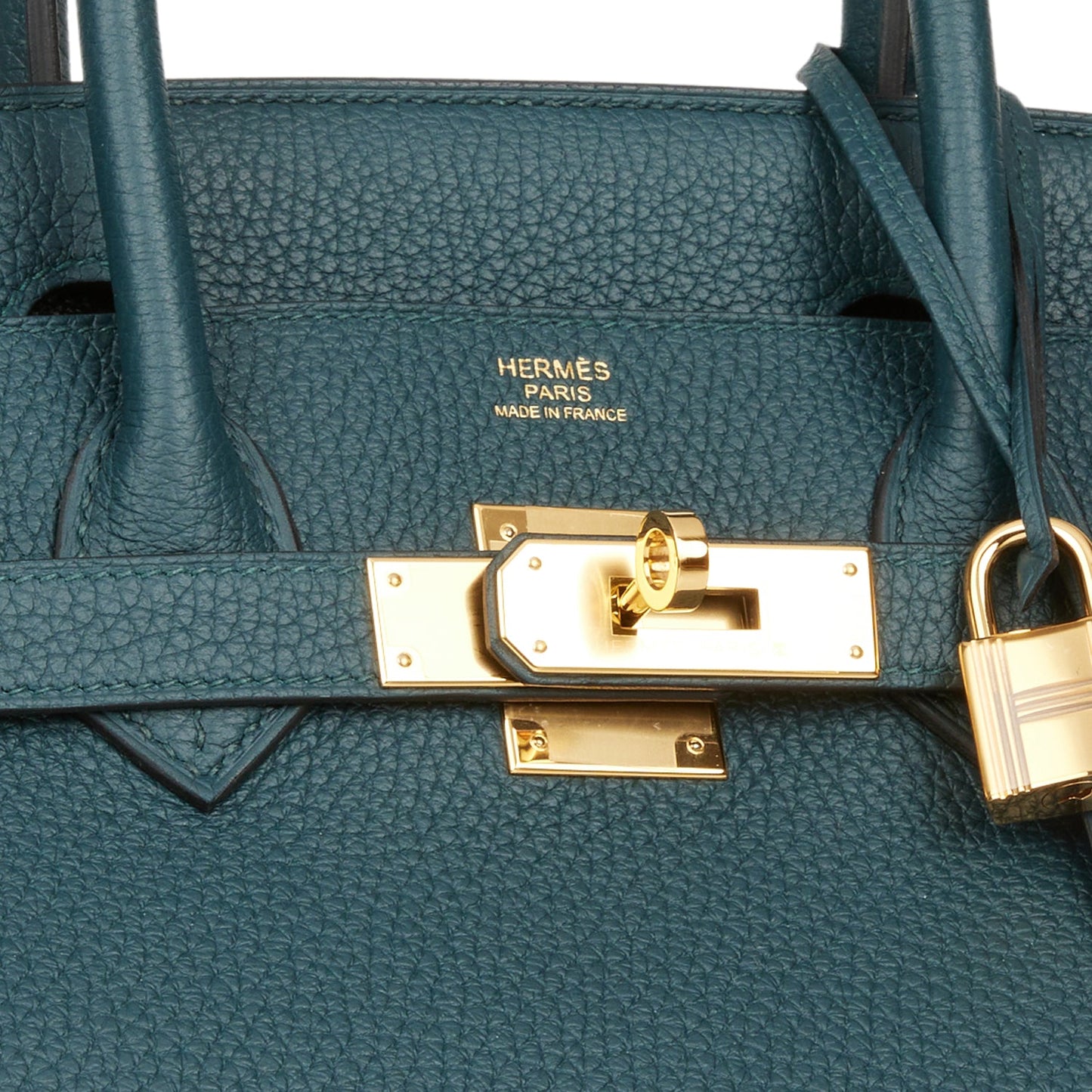 Hermes Birkin 30 Vert Cypress Togo Gold Hardware