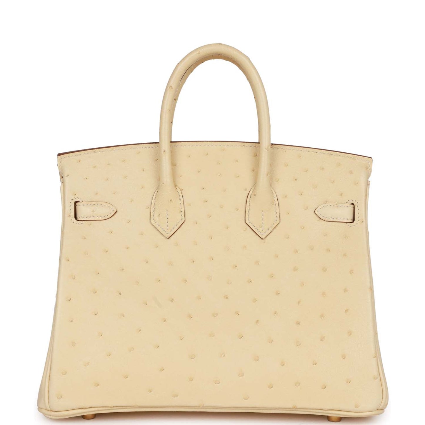 Hermes Birkin 25 Vanille Ostrich Boreal Gold Hardware