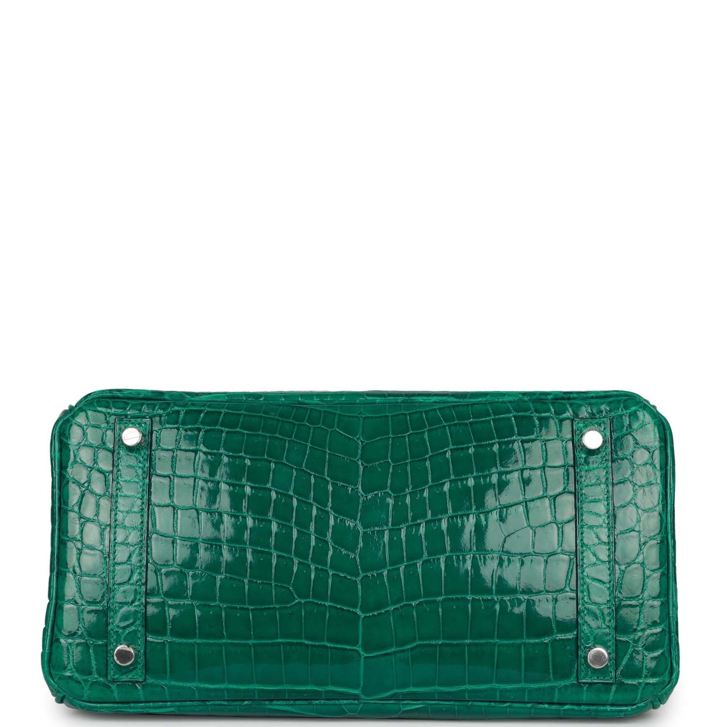 Hermes Birkin 30 Emerald Shiny Niloticus Crocodile Palladium Hardware