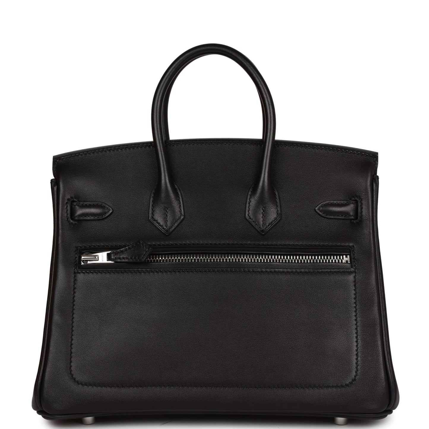 Hermes Limited Edition Birkin Rock 25 Black Volupto Palladium Hardware