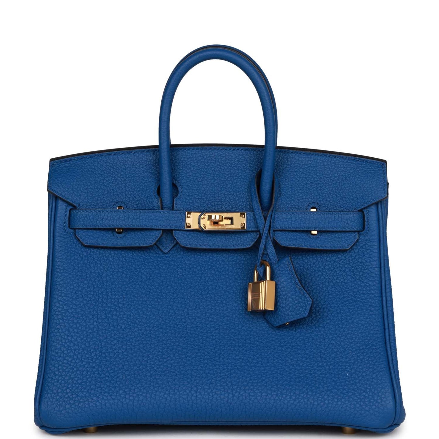 Hermes Birkin 25 Bleu France Togo Gold Hardware