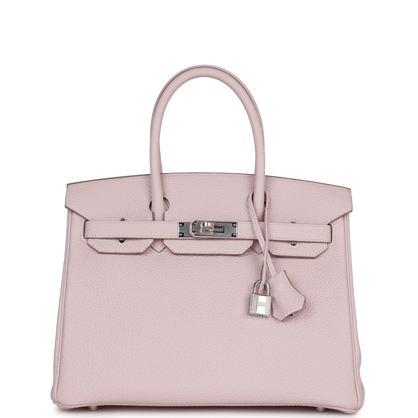 Hermes Birkin 30 Mauve Pale Clemence Palladium Hardware