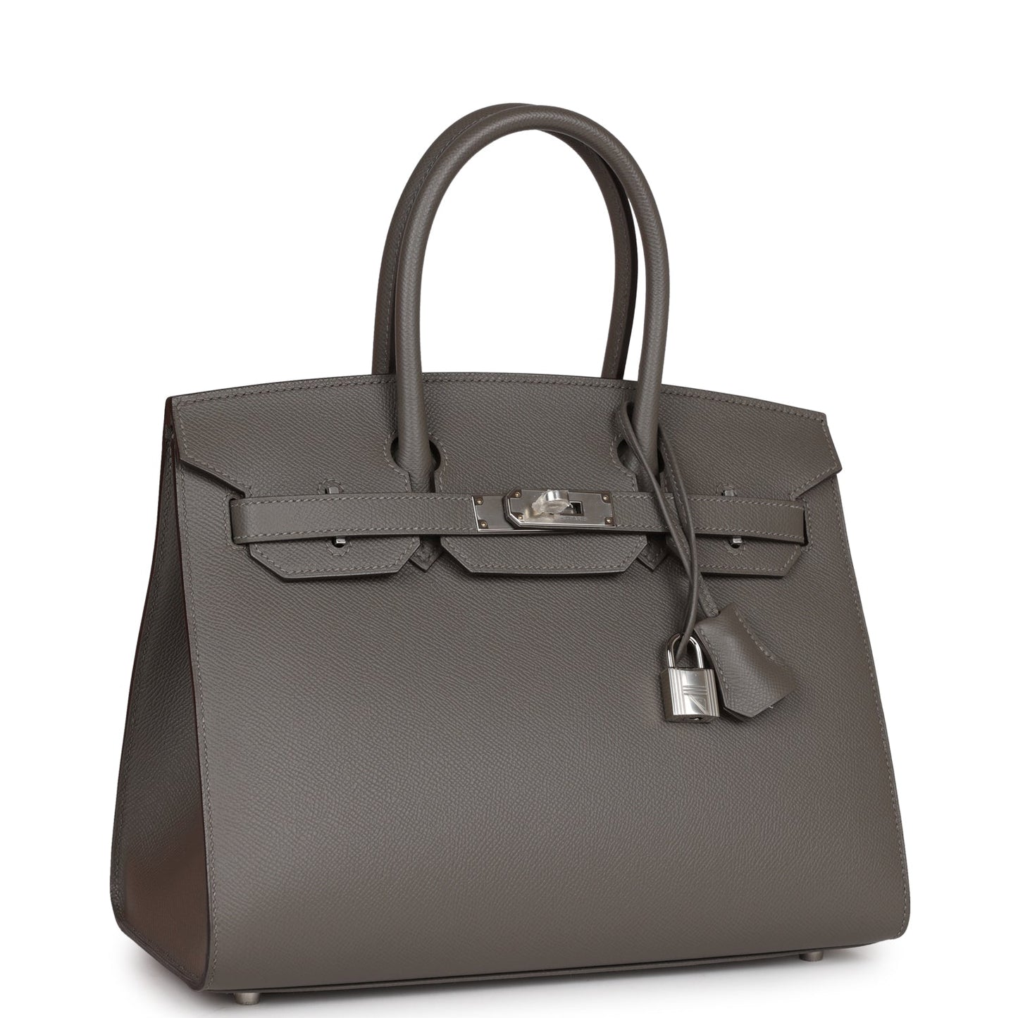 Hermes Birkin Sellier 30 Gris Meyer Epsom Palladium Hardware