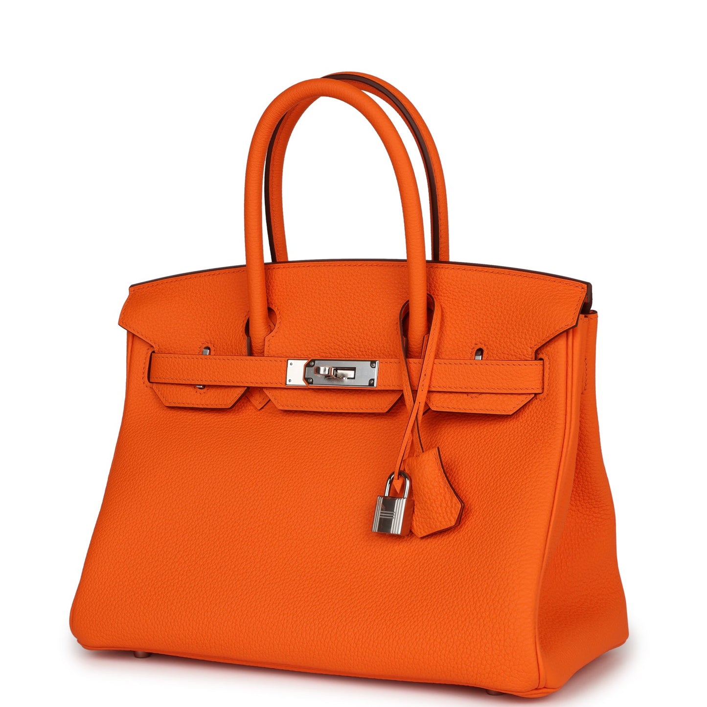 Hermes Birkin 30 Orange Minium Togo Palladium Hardware