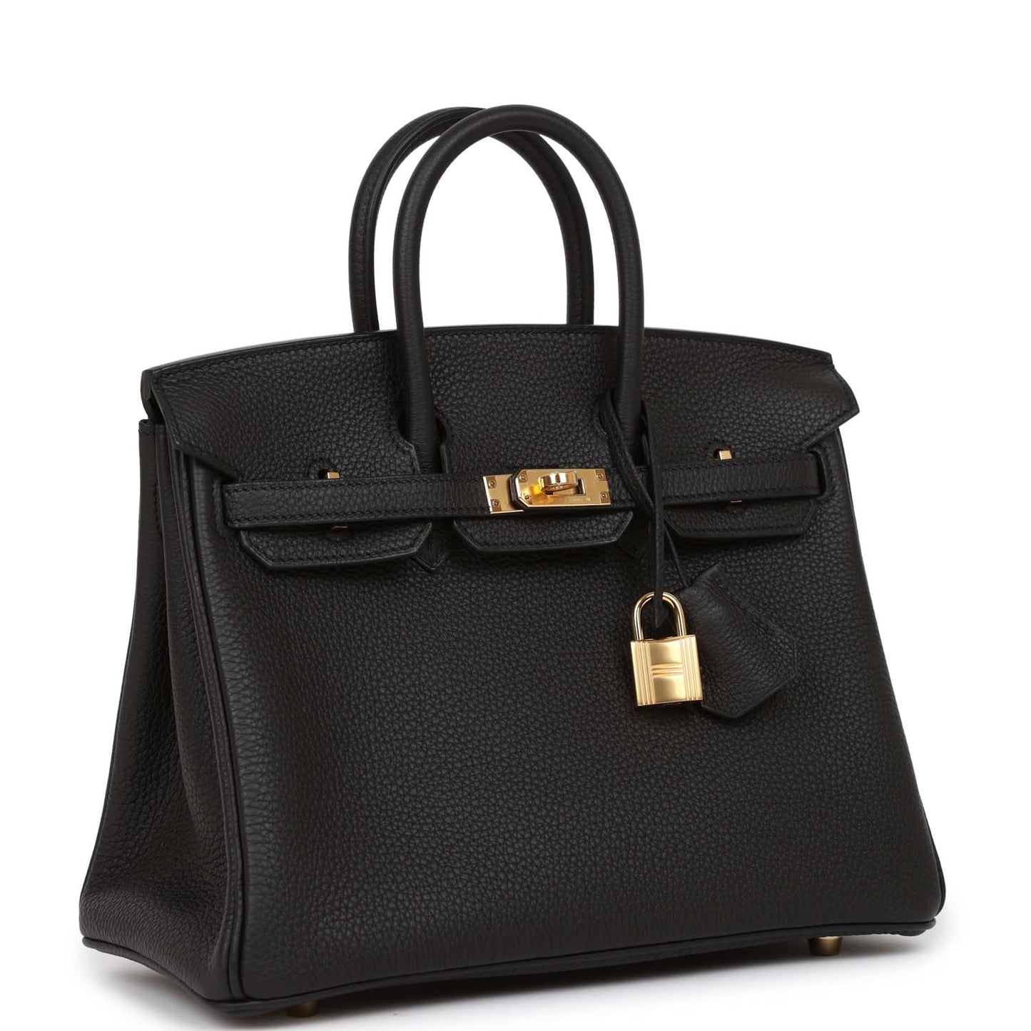 Hermes Birkin 25 Black Togo Gold Hardware