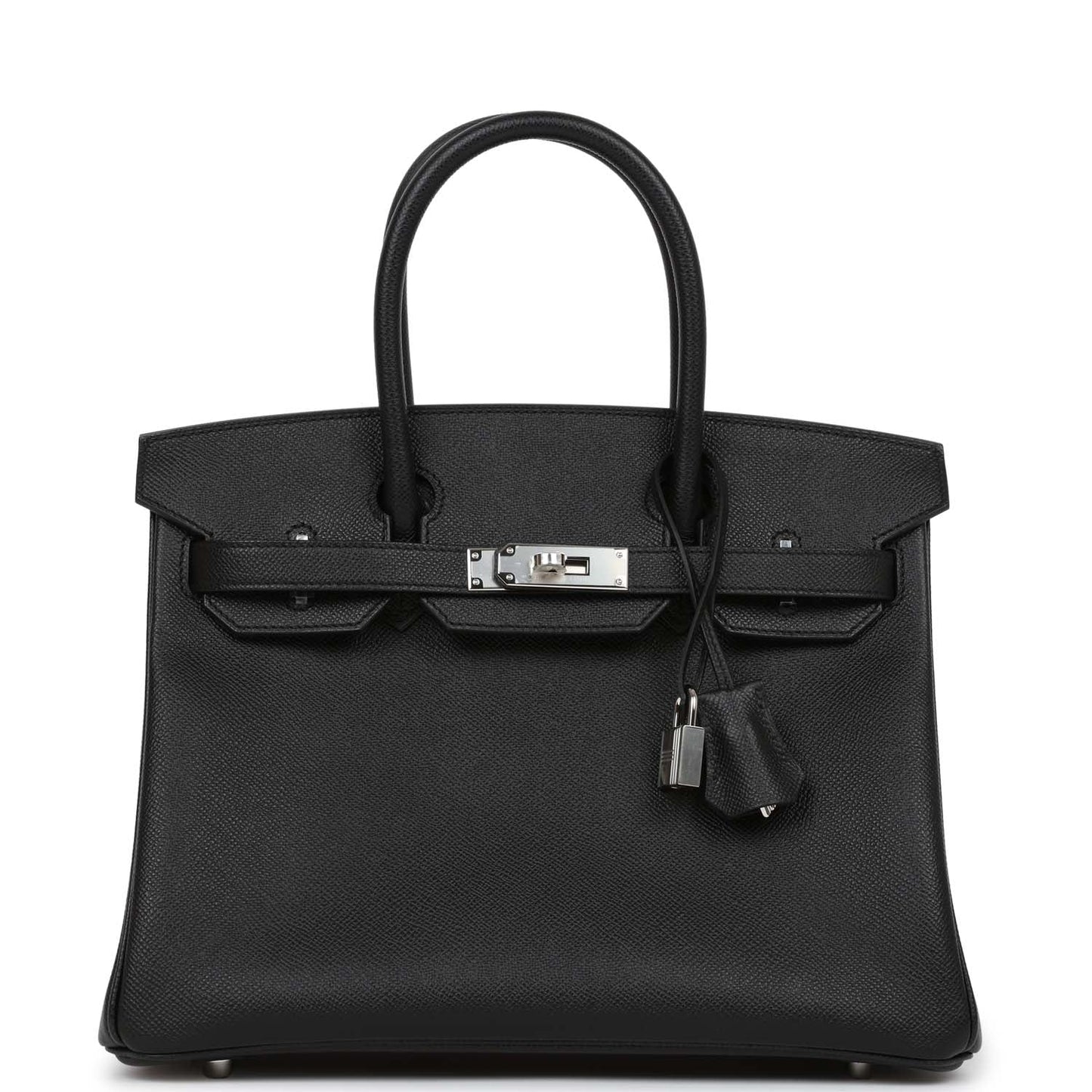 Hermes Birkin 30 Black Epsom Palladium Hardware