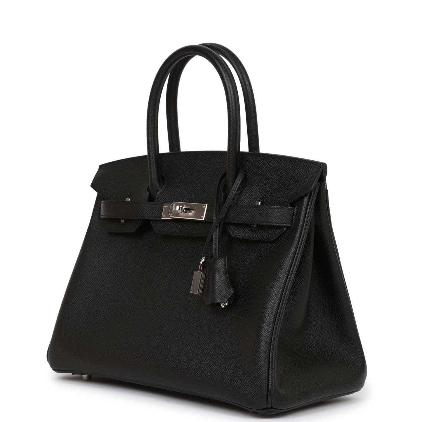 Hermes Birkin 30 Black Epsom Palladium Hardware