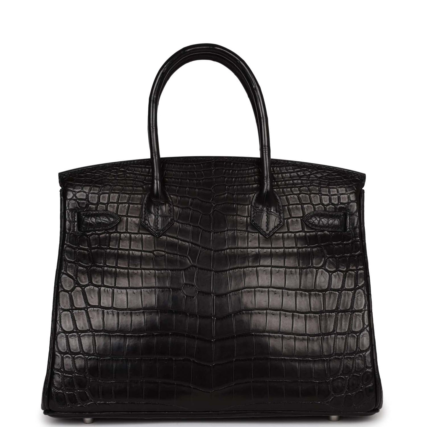 Hermes Birkin 30cm Black Matte Niloticus Crocodile Palladium Hardware