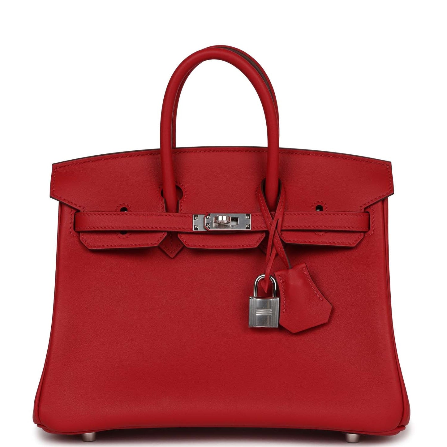 Hermes Birkin 25 Rouge Piment Swift Palladium Hardware