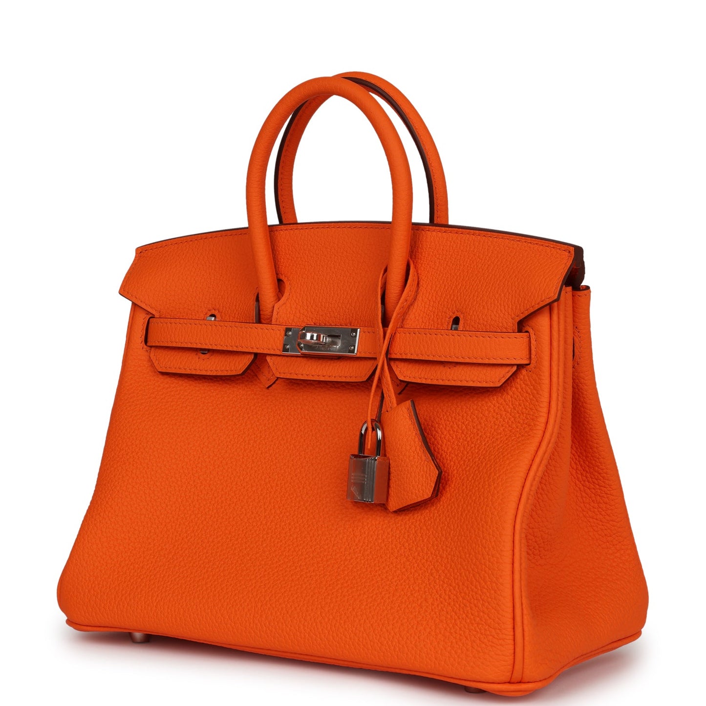 Hermes Birkin 25 Orange Minium Togo Palladium Hardware