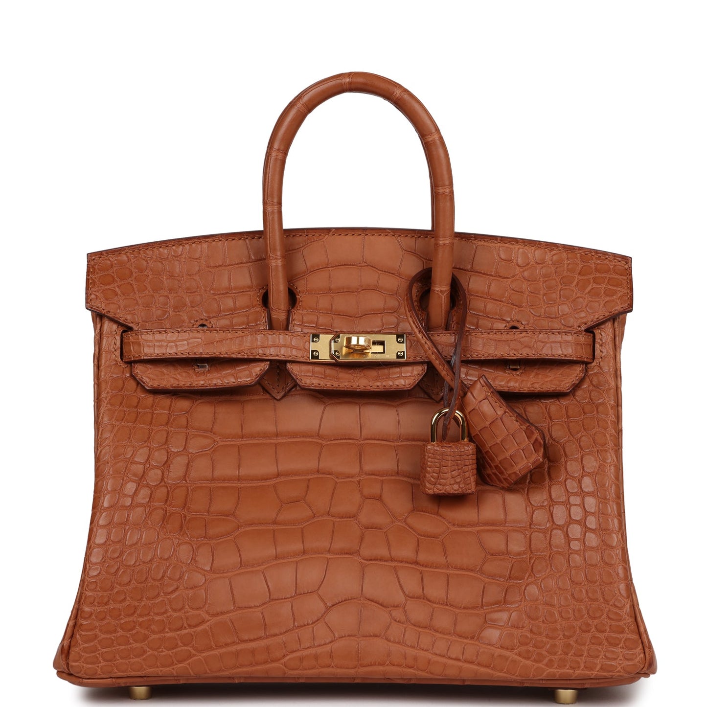 Hermes Birkin 25 Gold Matte Alligator Gold Hardware