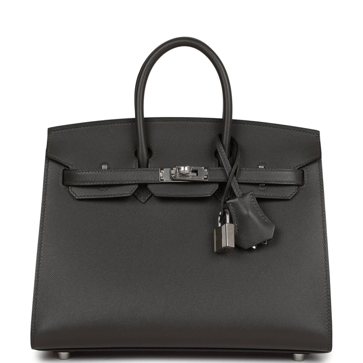 Hermes Birkin Sellier 25 Gris Meyer Madame Palladium Hardware