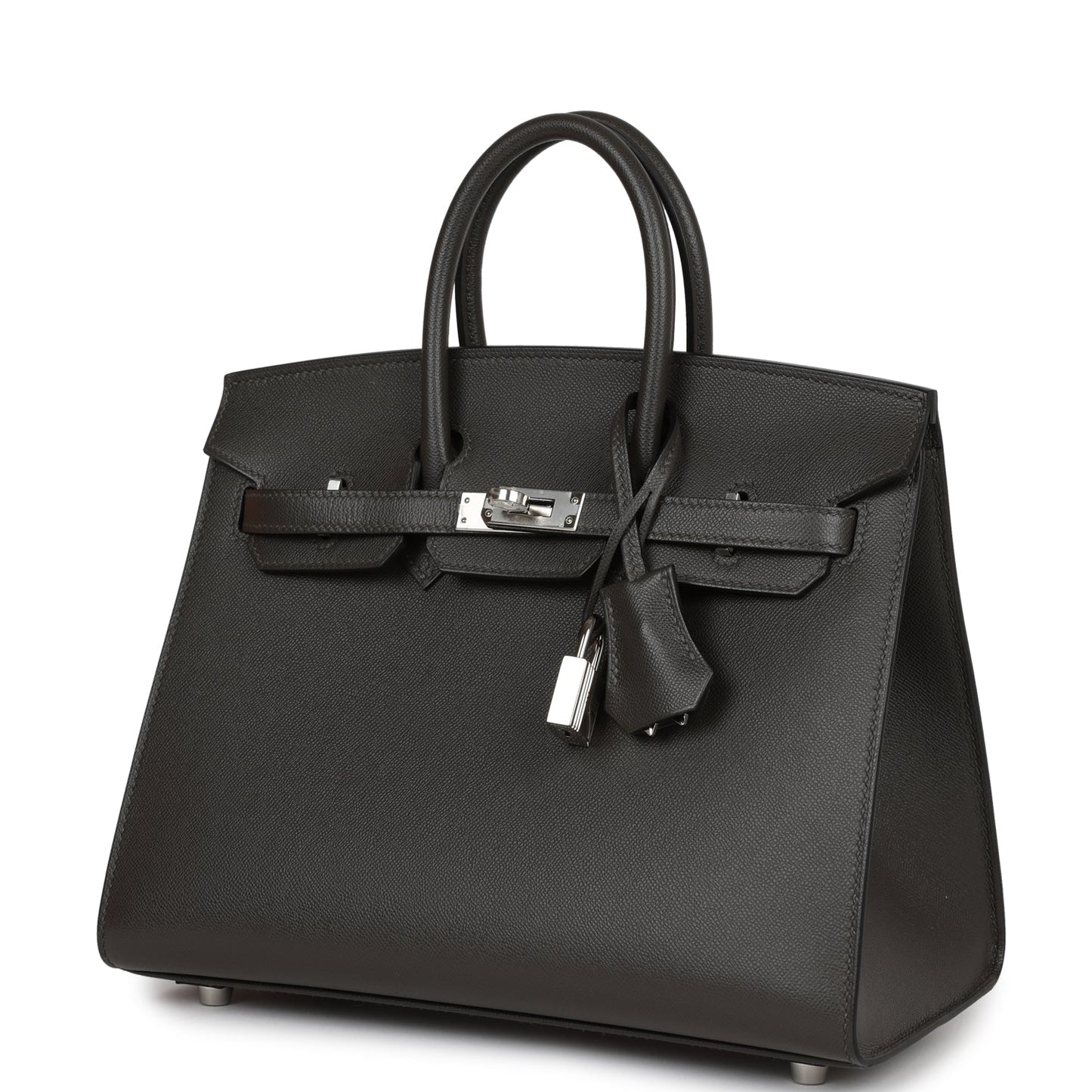 Hermes Birkin Sellier 25 Gris Meyer Madame Palladium Hardware