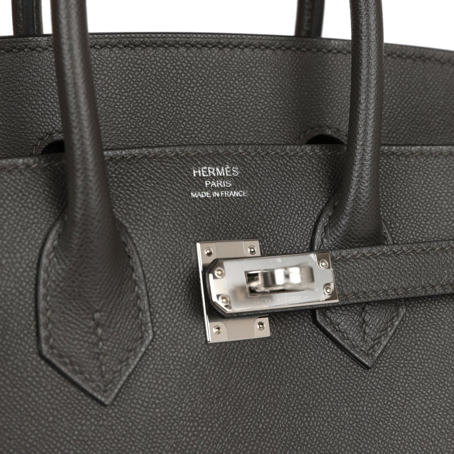 Hermes Birkin Sellier 25 Gris Meyer Madame Palladium Hardware