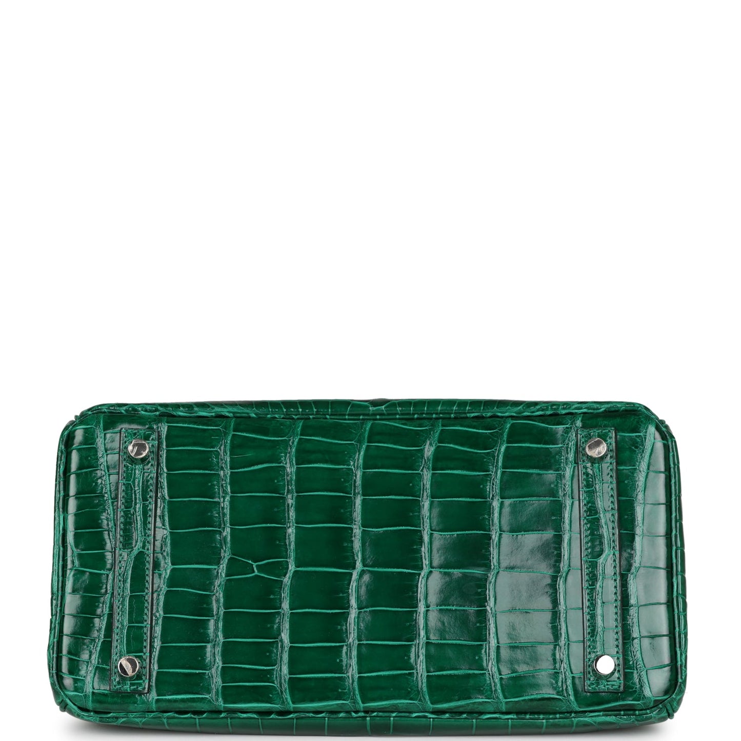 Hermes Birkin 30 Emerald Shiny Niloticus Crocodile Palladium Hardware