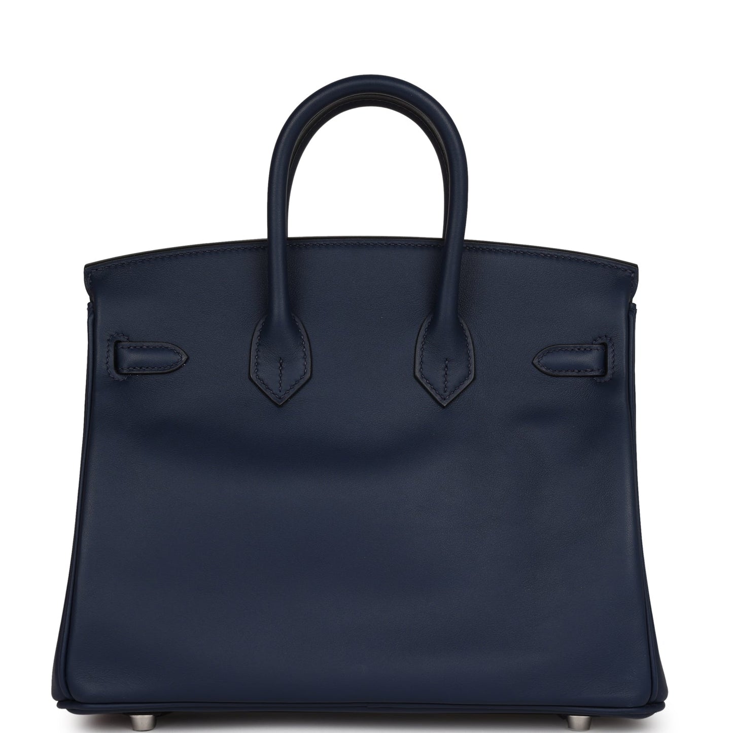 Hermes Birkin 25 Bleu Navy Swift Palladium Hardware