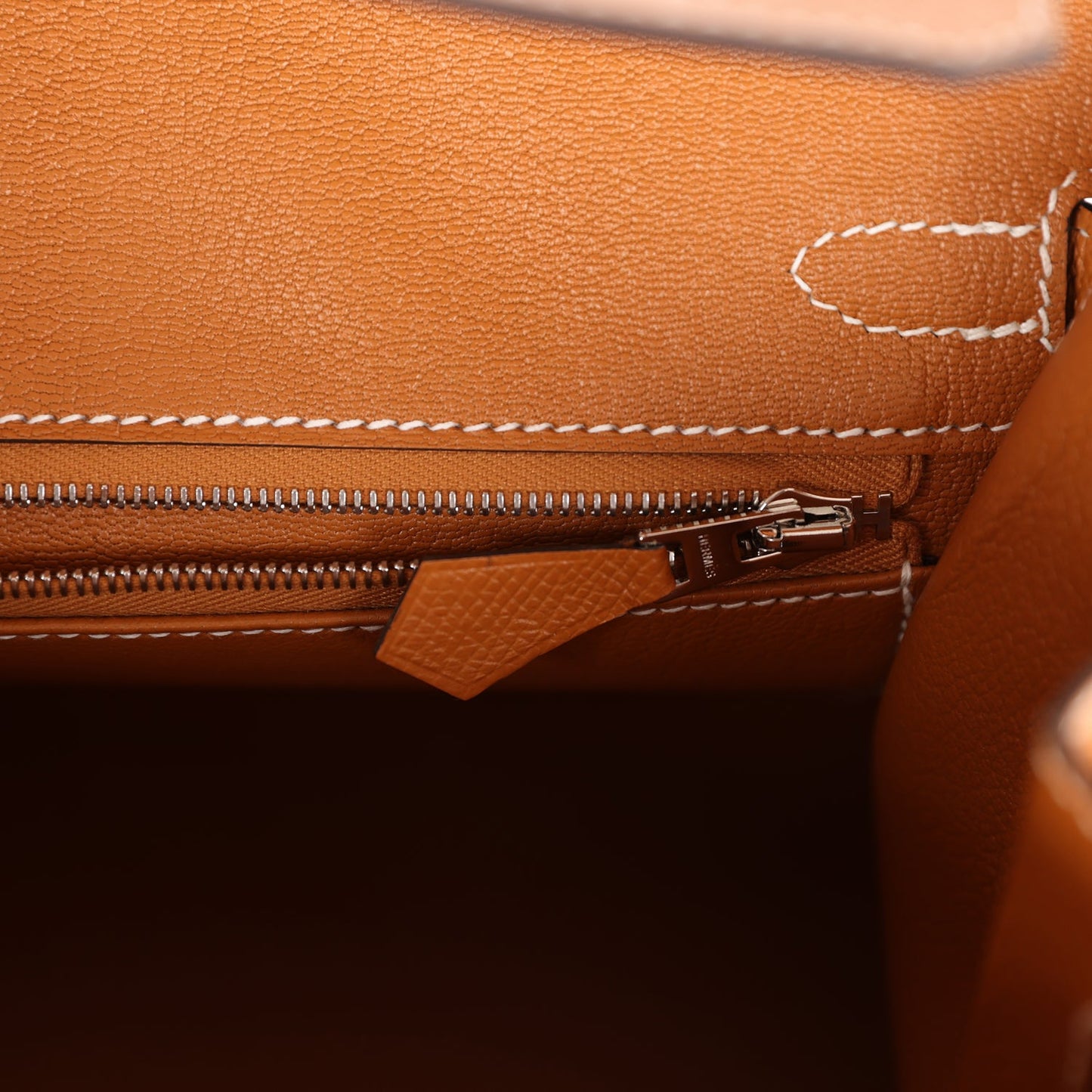 Hermes Birkin Sellier 25 Toffee Epsom Palladium Hardware