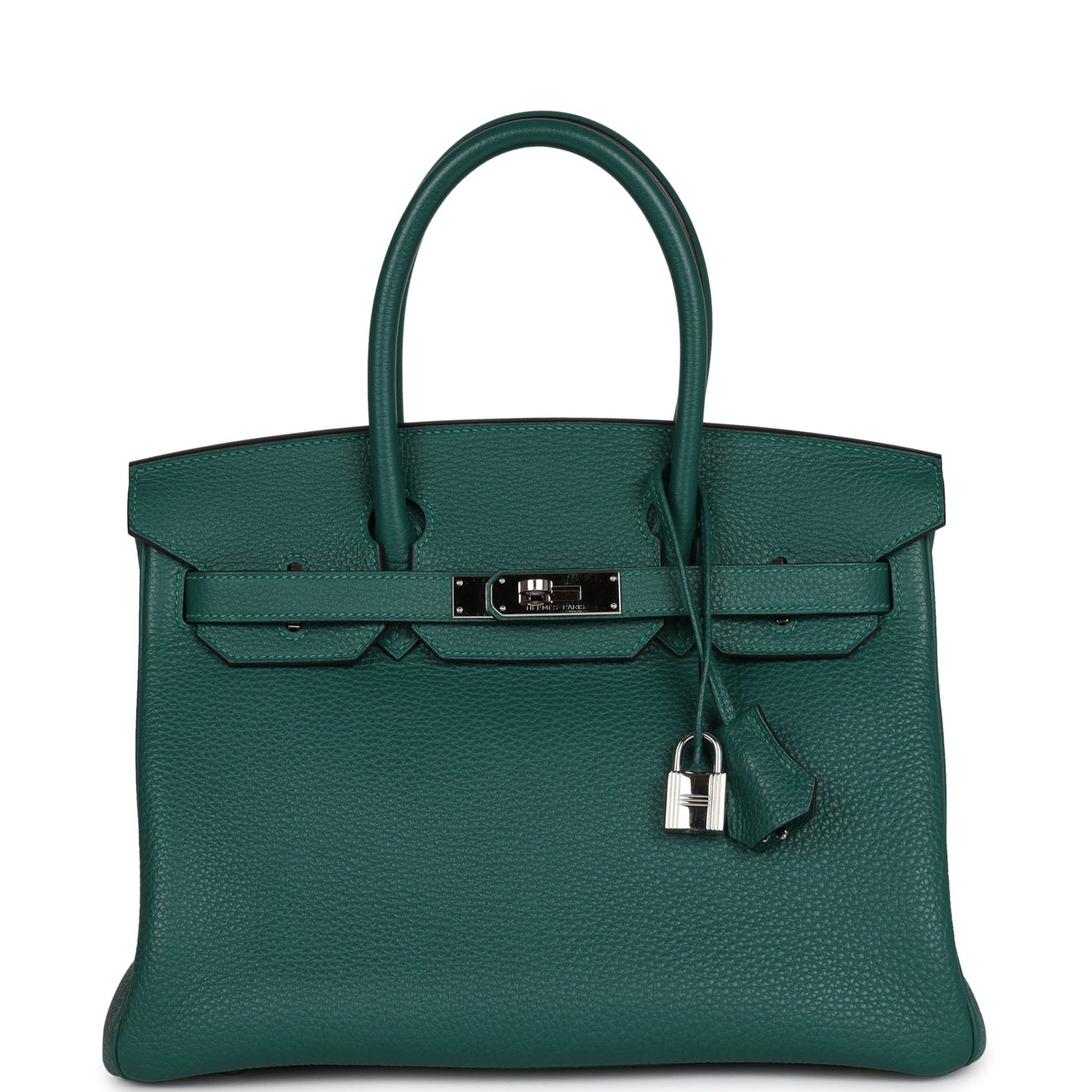 Hermes Birkin 30 Malachite Togo Palladium Hardware