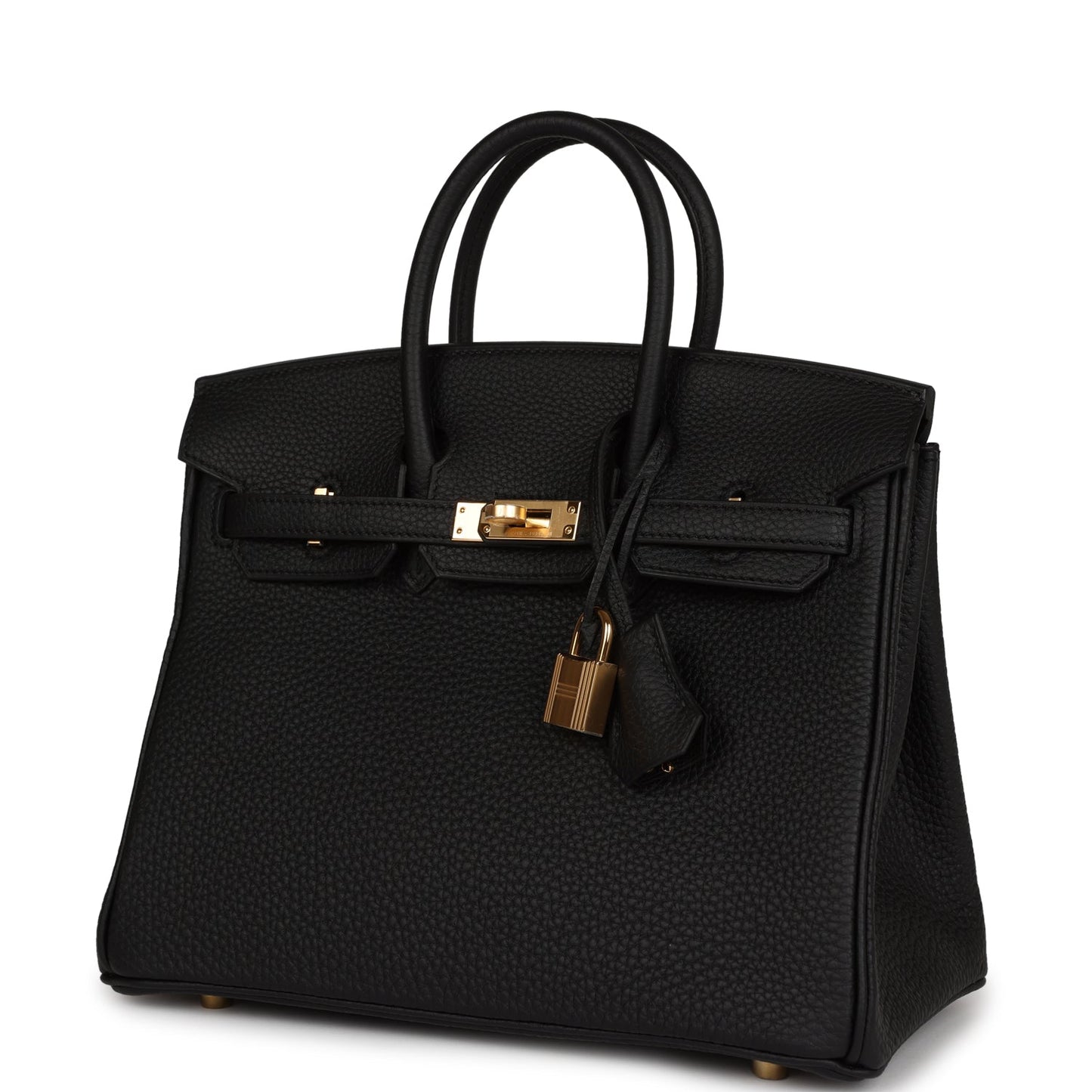 Hermes Birkin 25 Black Togo Gold Hardware