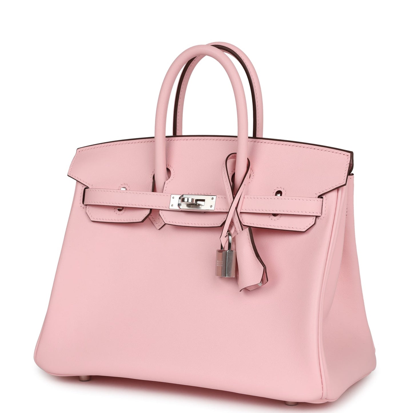 Hermes Birkin 25 Rose Sakura Swift Palladium Hardware