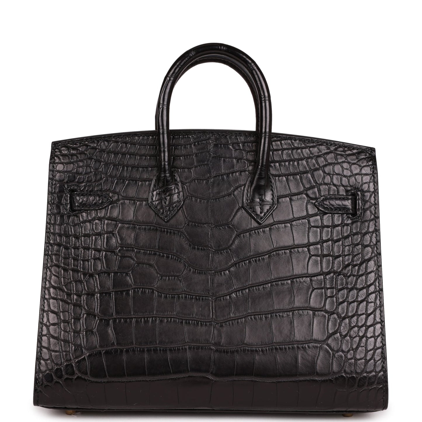 Hermes Birkin Sellier 20 Black Matte Alligator Gold Hardware