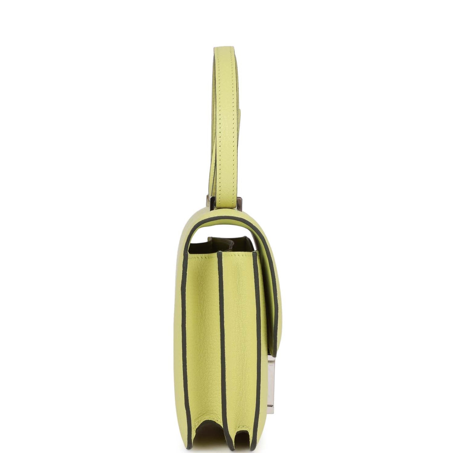 Hermes Constance 18 Jaune Bourgeon Chevre Palladium Hardware