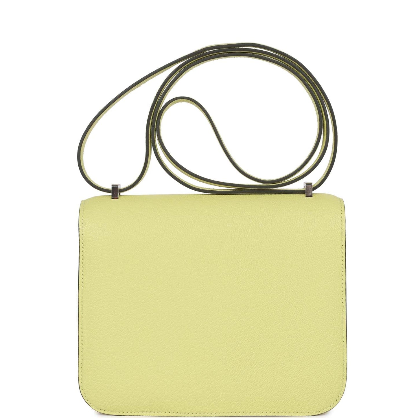 Hermes Constance 18 Jaune Bourgeon Chevre Palladium Hardware