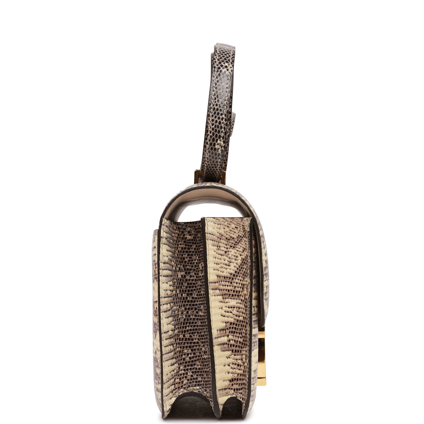 Hermes Mini Constance 18 Ombre Lizard Varanus Salvator Gold Hardware