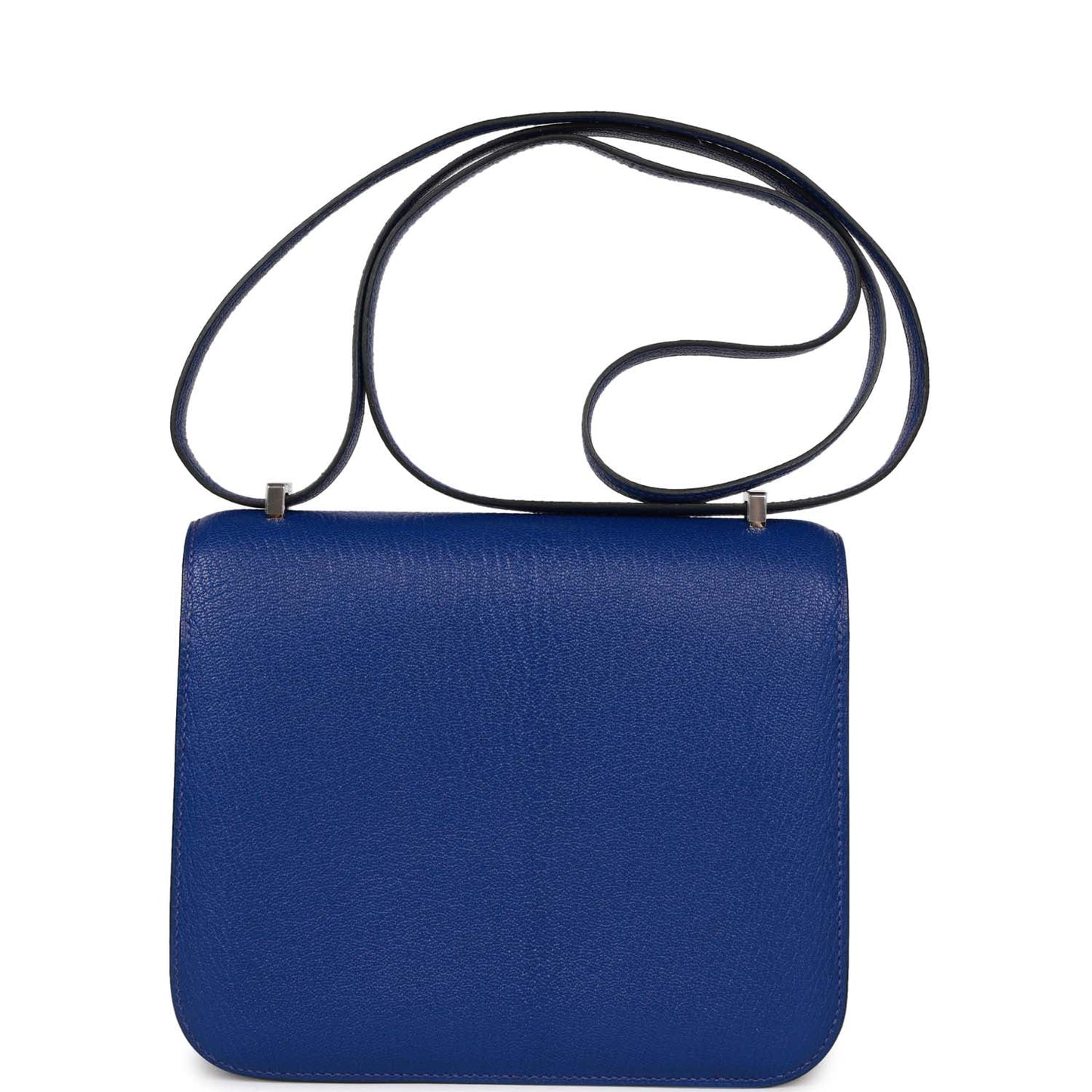 Hermes Constance 18 Bleu Electric Chevre Palladium Hardware