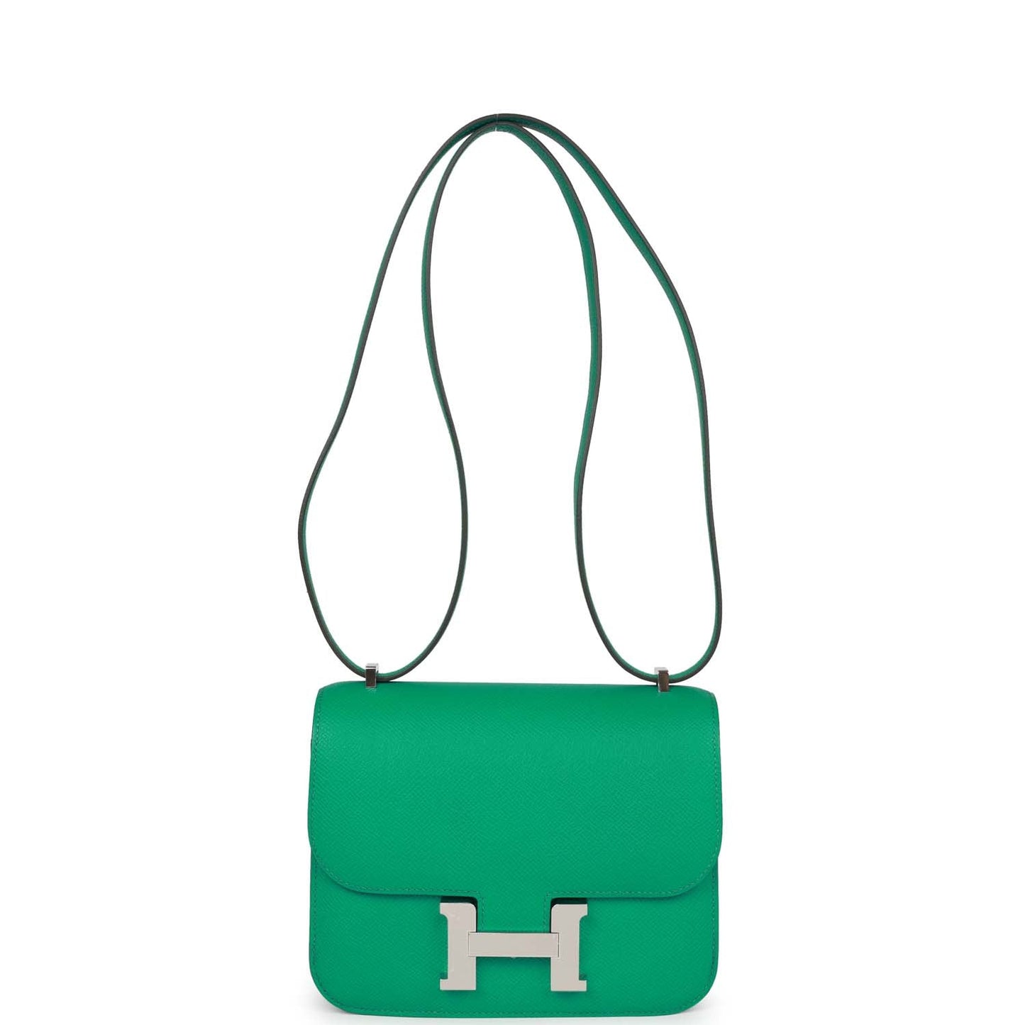 Hermes Constance 18 Vert Jade Epsom Palladium Hardware