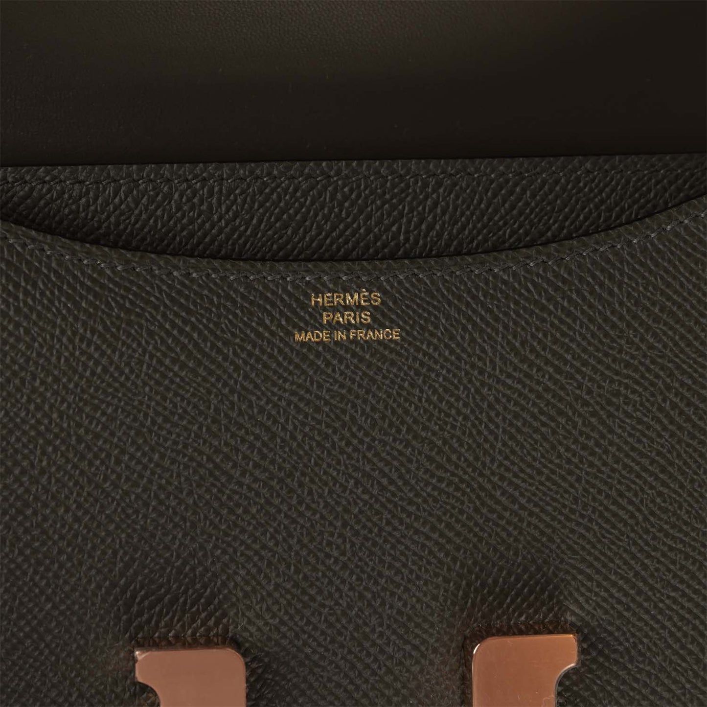 Hermes Constance 18 Vert de Gris Epsom Rose Gold Hardware