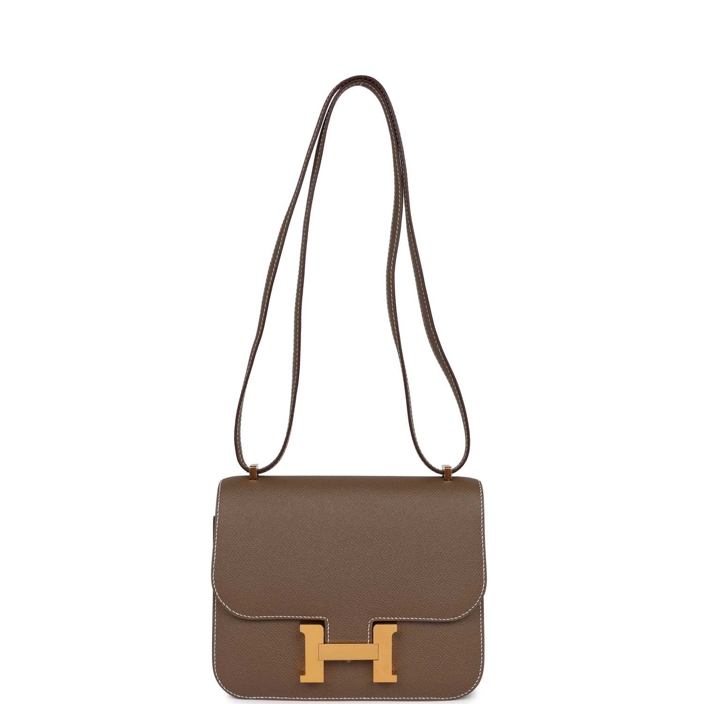 Hermes Constance 18 Etoupe Epsom Gold Hardware