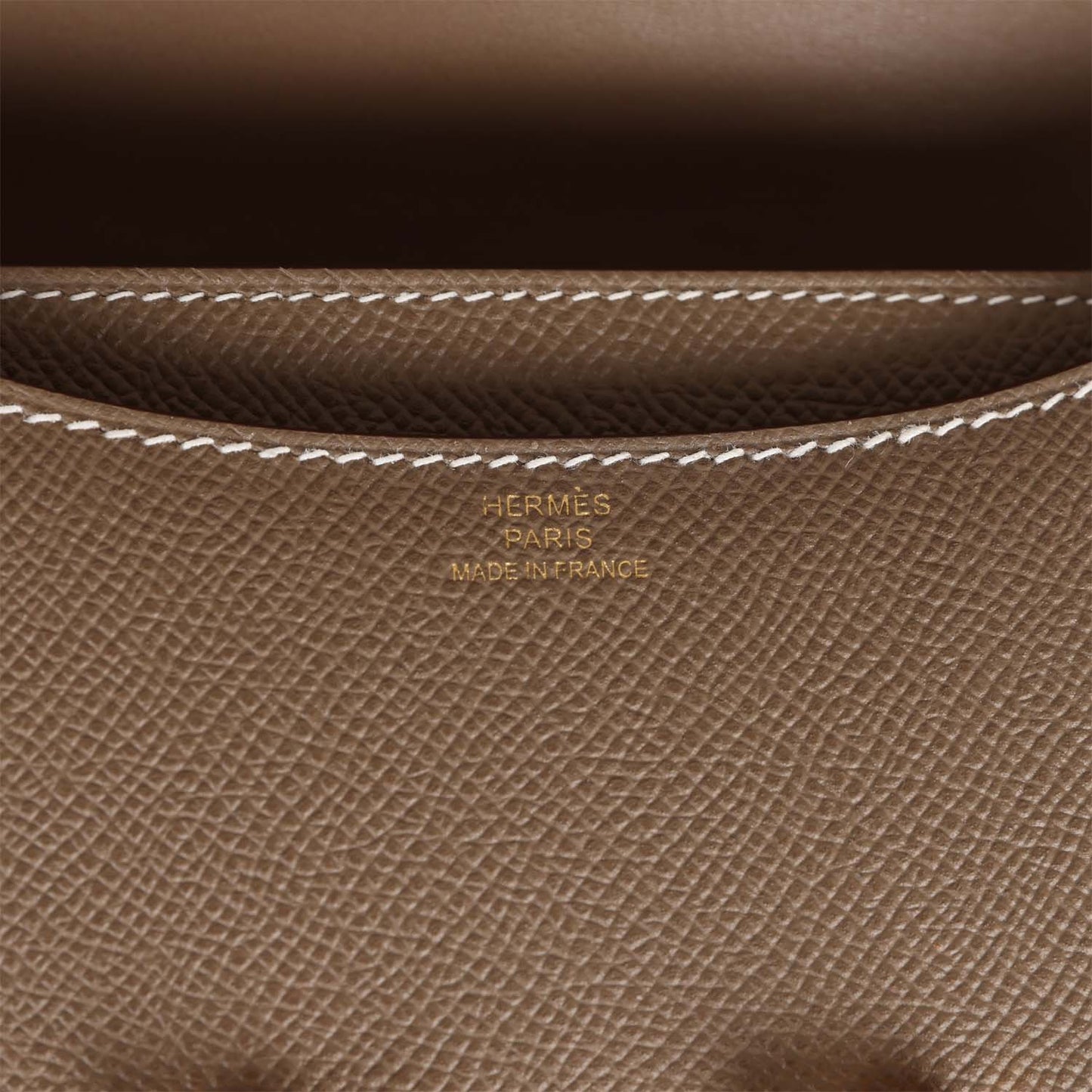 Hermes Constance 18 Etoupe Epsom Gold Hardware