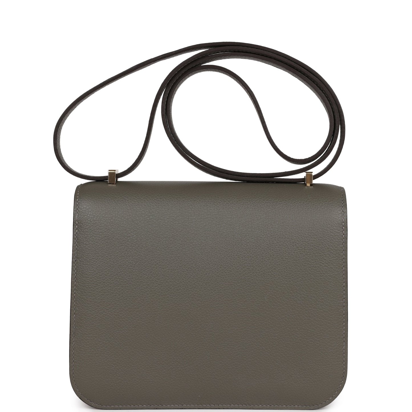 Hermes Constance 18 Gris Meyer Verso Evercolor Permabrass Hardware