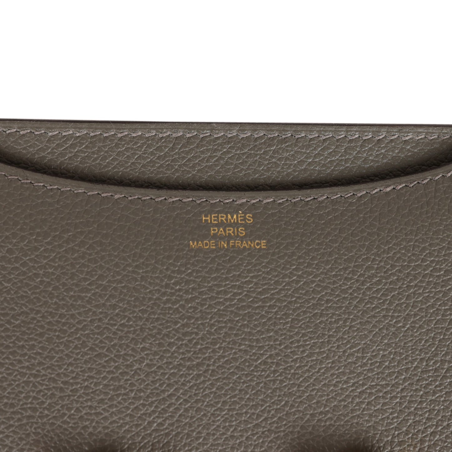 Hermes Constance 18 Gris Meyer Verso Evercolor Permabrass Hardware