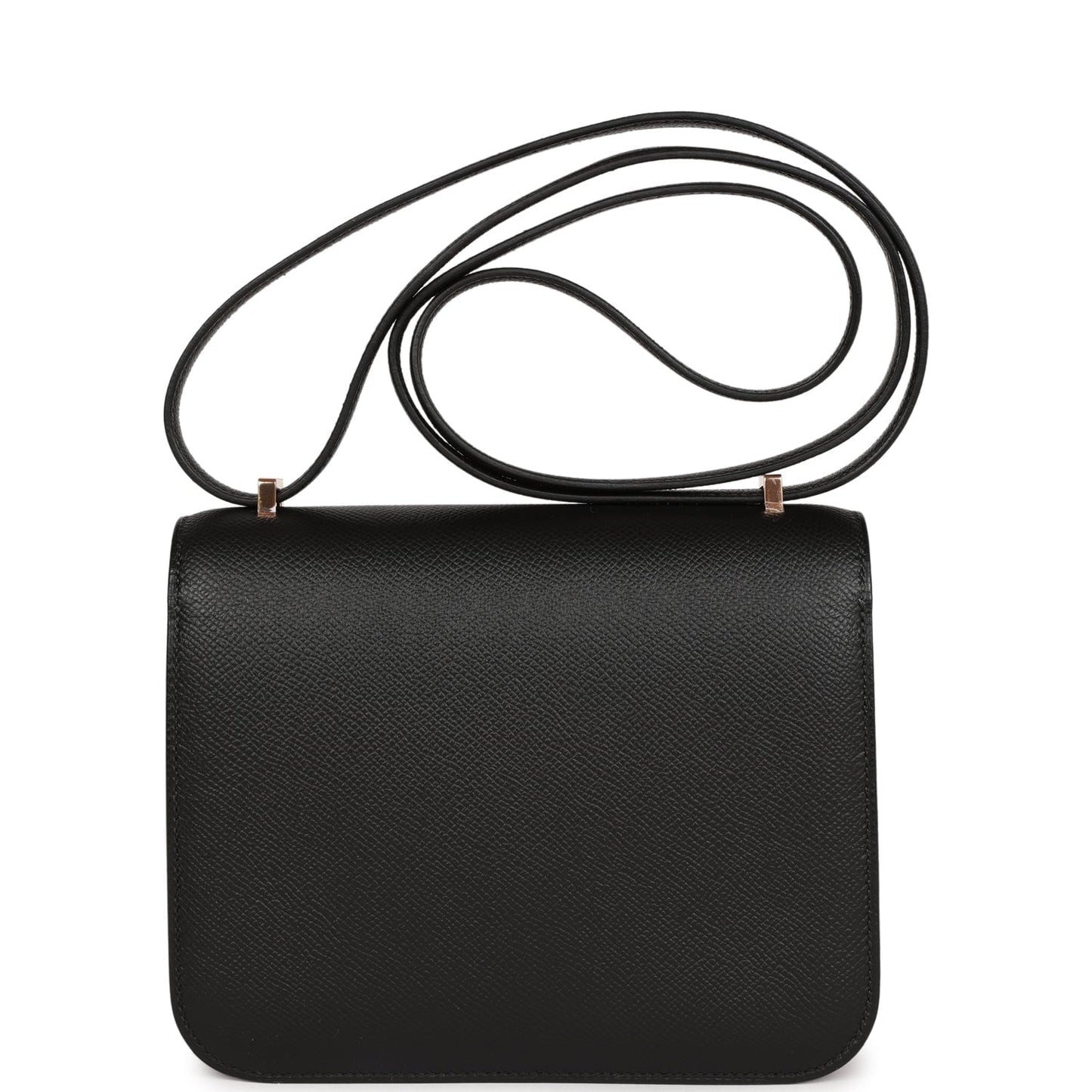 Hermes Constance 18 Black Epsom Rose Gold Hardware