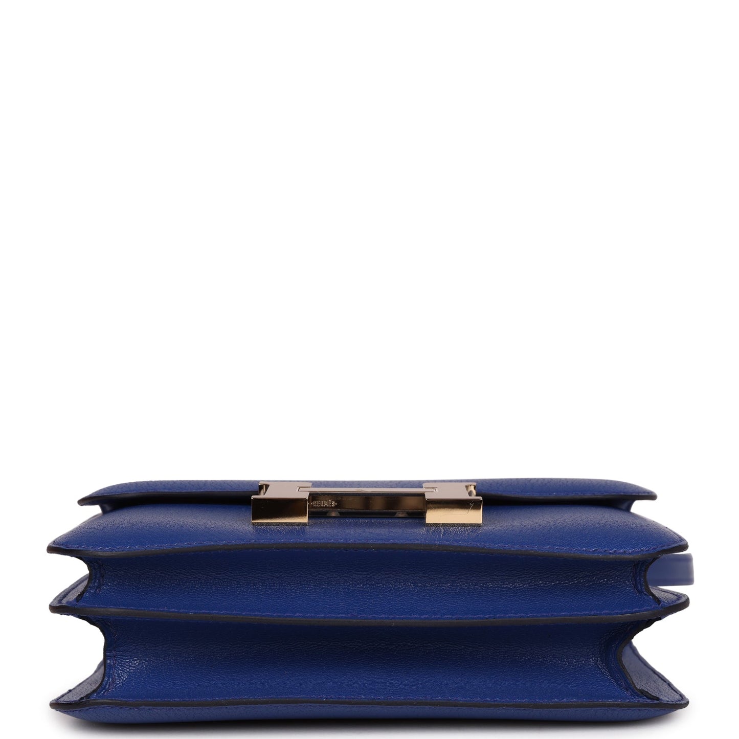 Hermes Constance 18 Bleu Royal Chevre Gold Hardware