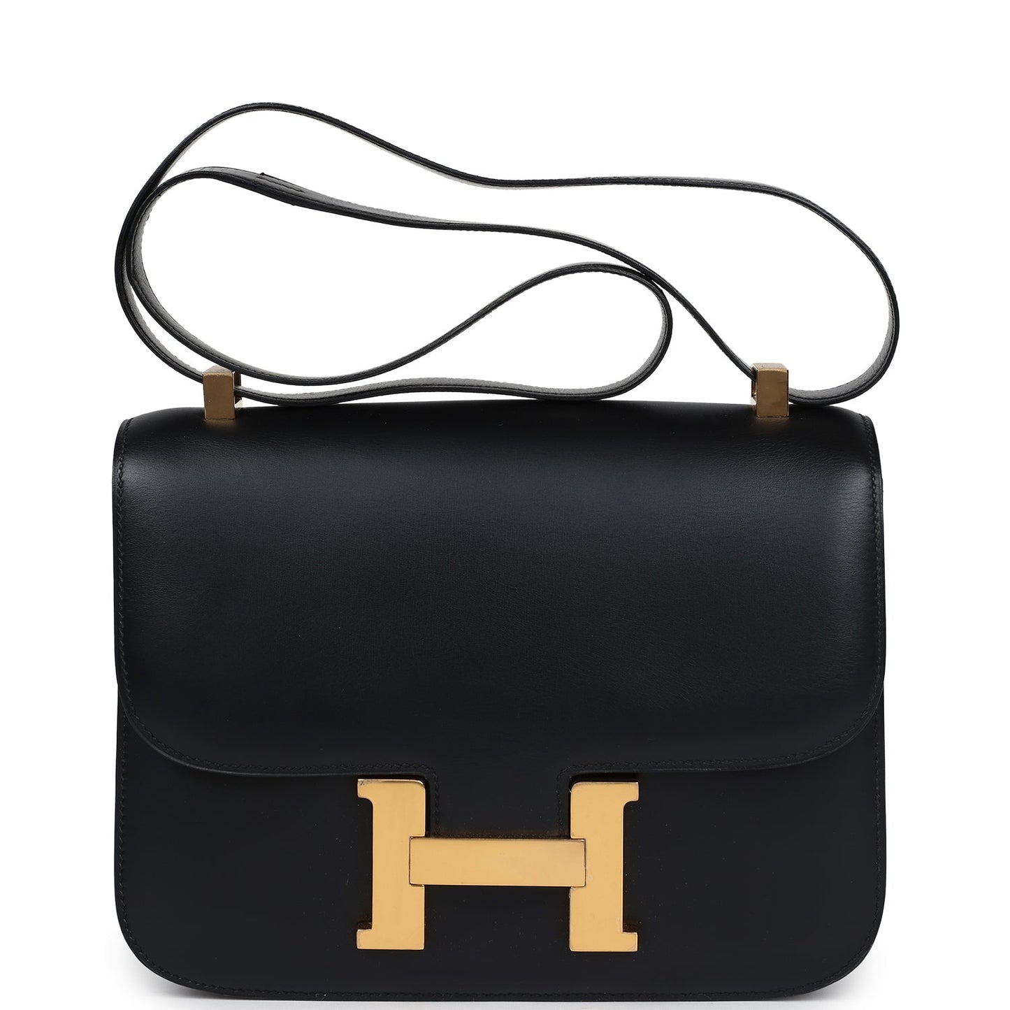 Hermes Constance 23 Black Evercalf Gold Hardware