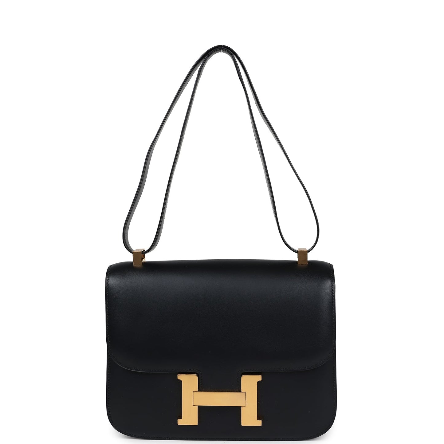 Hermes Constance 23 Black Evercalf Gold Hardware