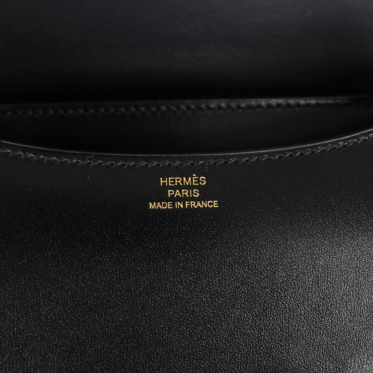 Hermes Constance 18 Black Box Gold Hardware