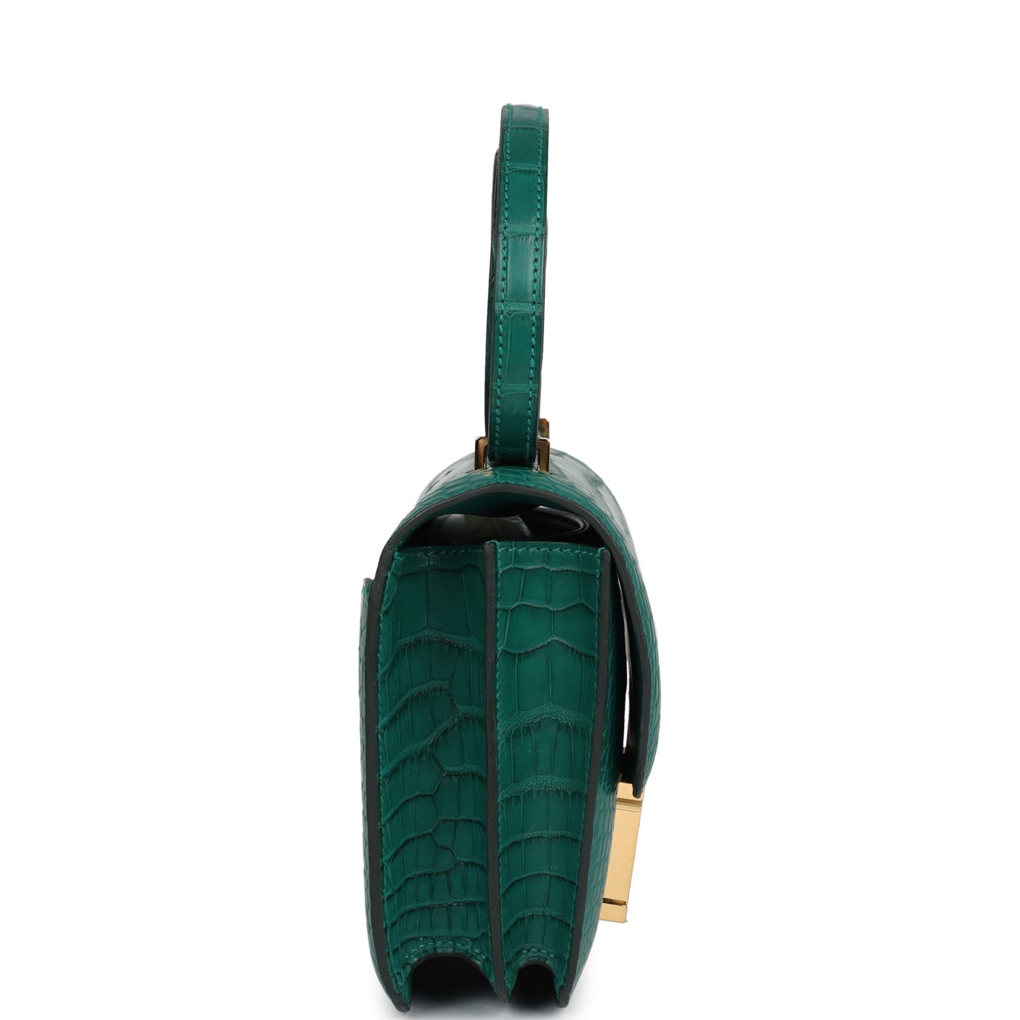 Hermes Constance 18 Malachite Matte Alligator Gold Hardware