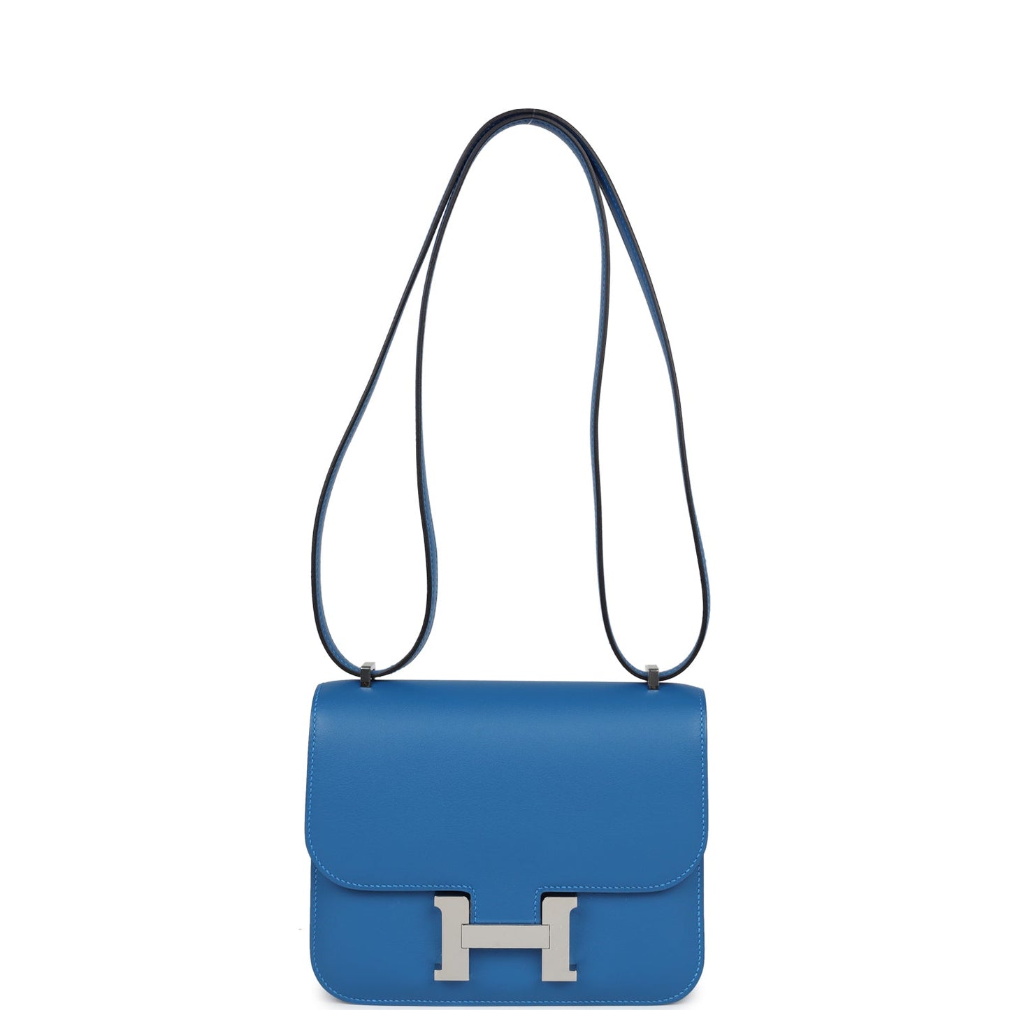 Hermes Constance 18 Mykonos Verso Evercolor Palladium Hardware