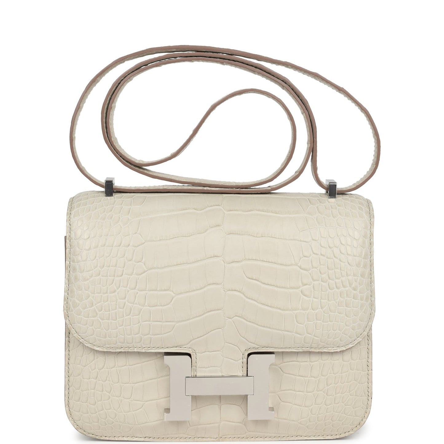 Hermes Constance 18 Beton Matte Alligator Palladium Hardware