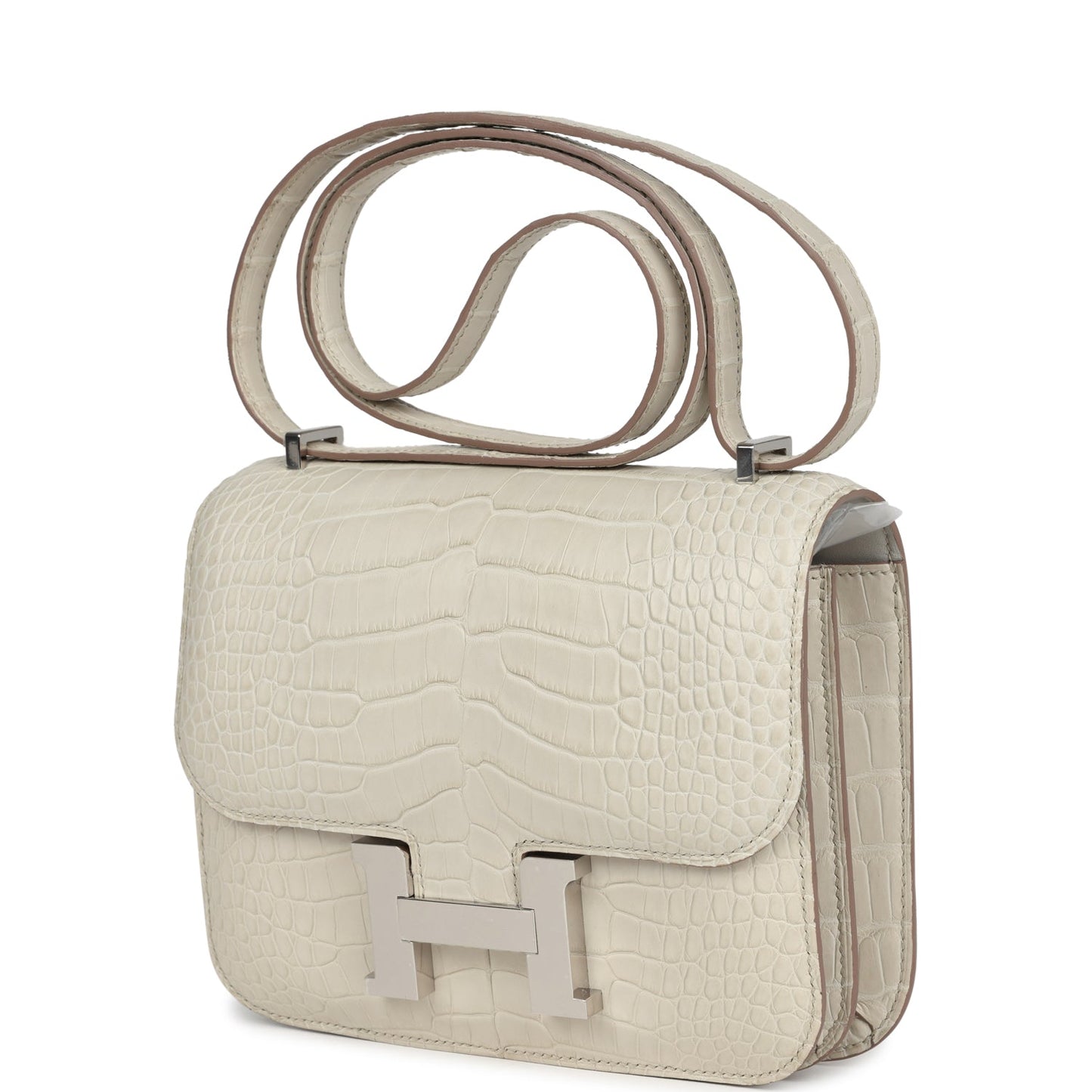 Hermes Constance 18 Beton Matte Alligator Palladium Hardware