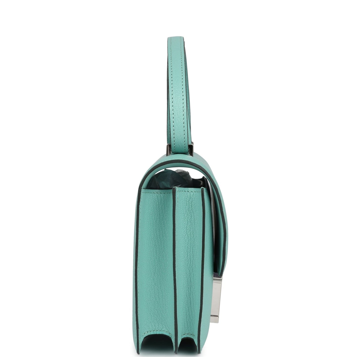 Hermes Constance 18 Aqua Chevre Palladium Hardware